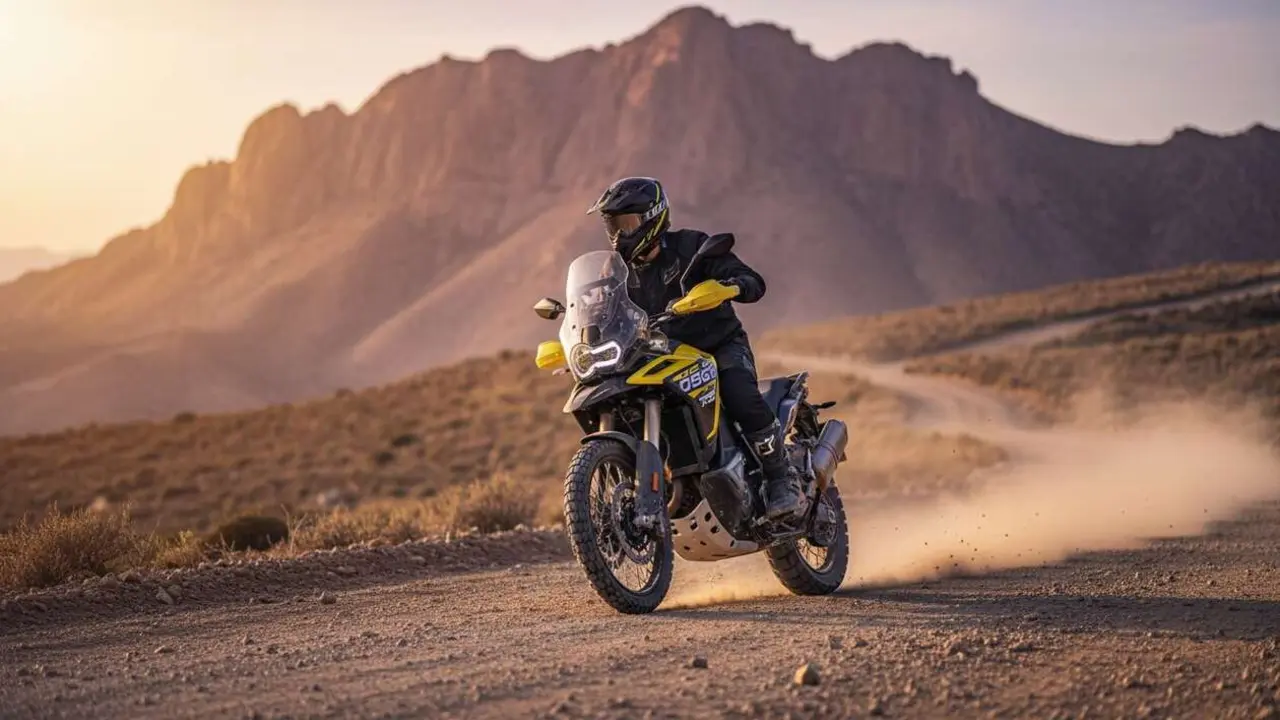  Motocicleta Voge DS800 Rally 2026 con potencia y precio sorprendentes para conductores con carnet A2 &mdash; Imagen generada por IA 