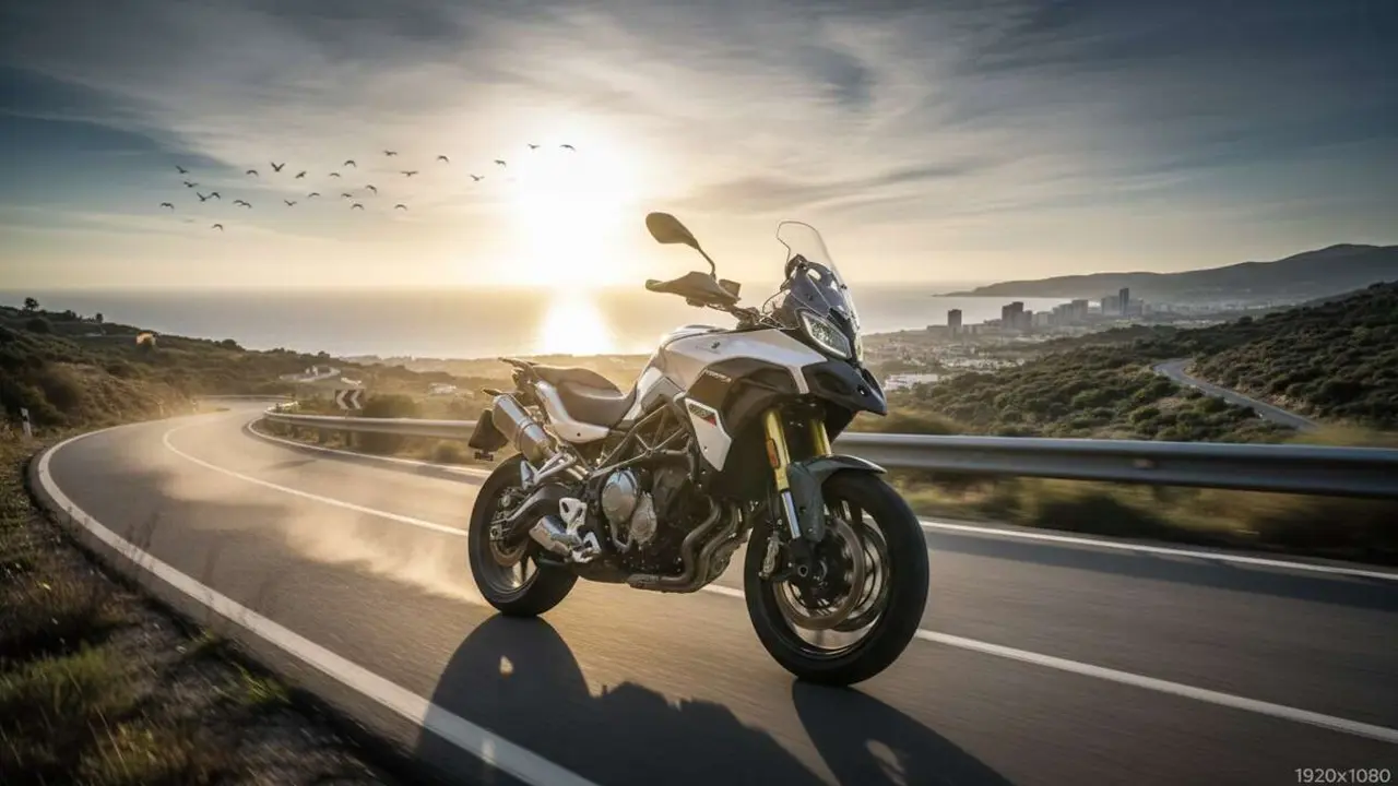  Benelli TRK 902 Stradale 2026 maxitrail revolucionaria con dise&ntilde;o innovador y tecnolog&iacute;a avanzada para aventuras off road &mdash; Imagen generada por IA 