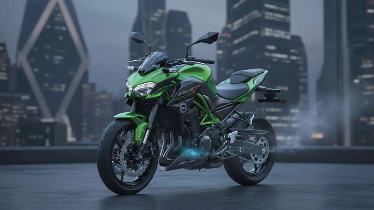 Moto h&iacute;brida Kawasaki m&aacute;s econ&oacute;mica en 2024 con precio accesible y caracter&iacute;sticas innovadoras &mdash; Imagen generada por IA 