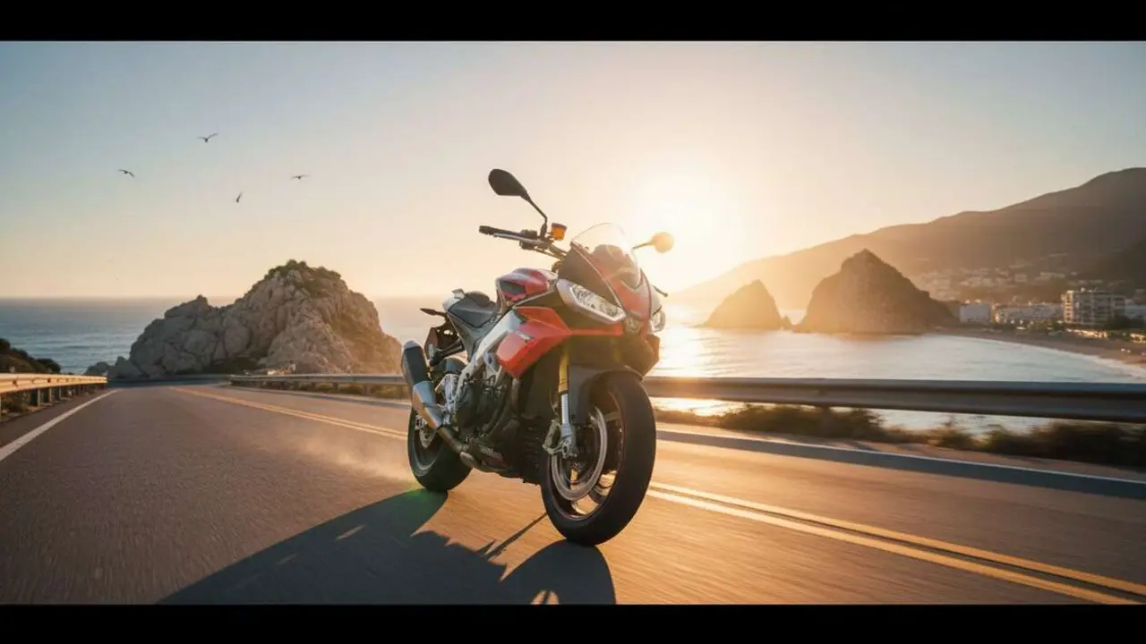  La Aprilia Tuono 2026 en acci&oacute;n, la motocicleta deportiva legendaria que domina las carreteras y pistas deportivas &mdash; Imagen generada por IA 
