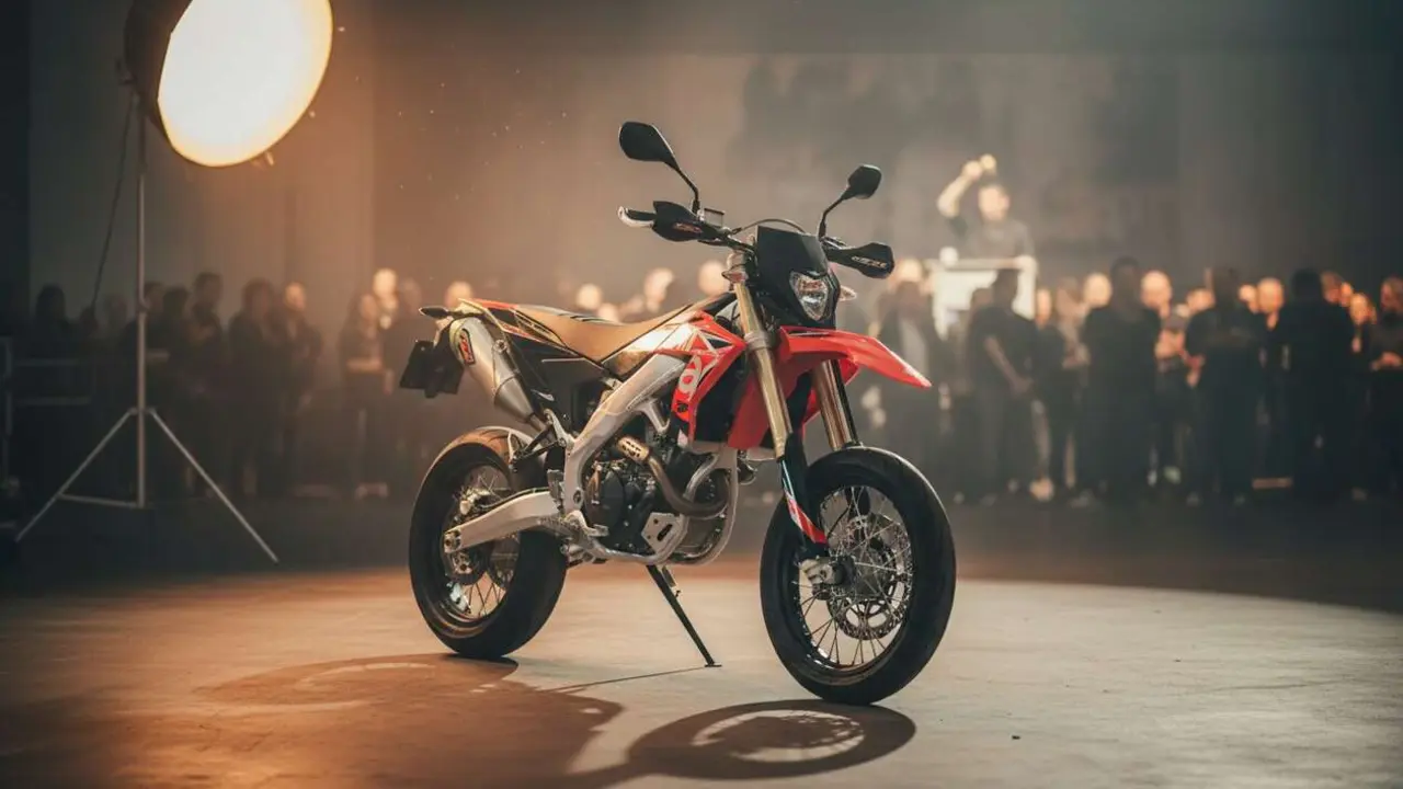  Aprilia SXV 550 cl&aacute;sica deportiva en subasta para aficionados de motos deportivas y coleccionistas &mdash; Imagen generada por IA 