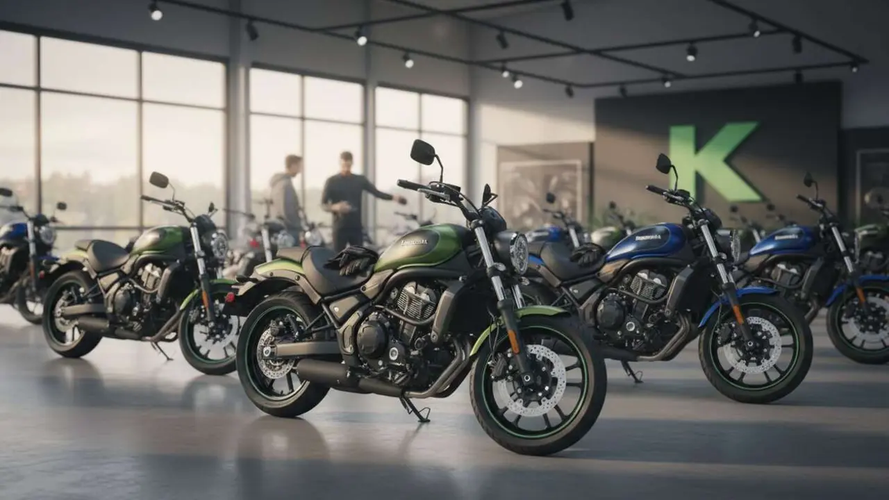  Kawasaki Vulcan S 2025 en liquidaci&oacute;n total &uacute;ltima oportunidad para conseguir la moto ideal al mejor precio &mdash; Imagen generada por IA 
