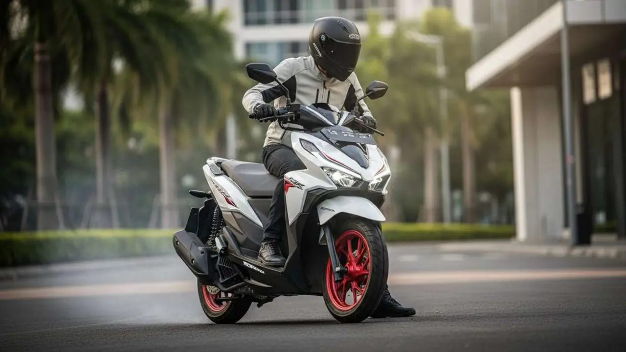 Honda Vario 125 scooter deportivo sin carnet econ&oacute;mico por 1200 euros para movilidad urbana eficiente &mdash; Imagen generada por IA 