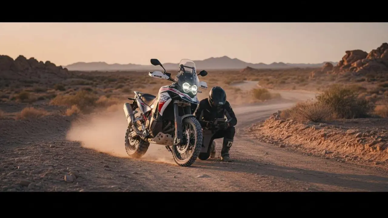  Voge DS800 Rally 2026 todoterreno potente con motor de 95 CV para aventuras y terrenos dif&iacute;ciles &mdash; Imagen generada por IA 