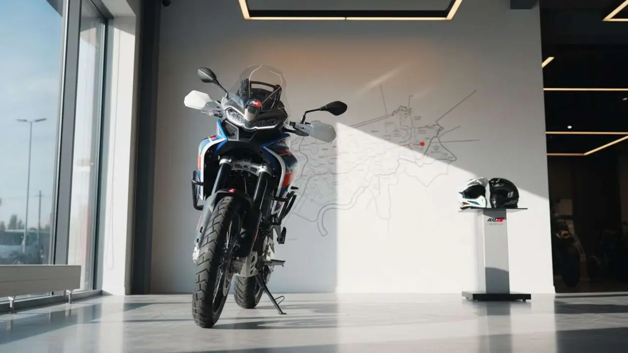  Oferta &uacute;nica de la Aprilia crossover con descuento de 1.000 euros durante este mes para motos vers&aacute;tiles &mdash; Imagen generada por IA 