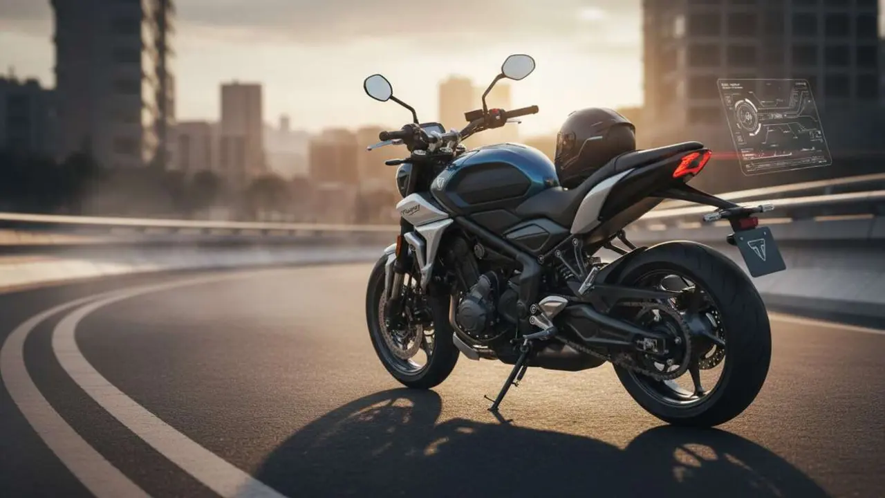  Triumph Trident 660 2026 con tecnolog&iacute;a avanzada y precio sorprendentemente atractivo para motociclistas modernos &mdash; Imagen generada por IA 