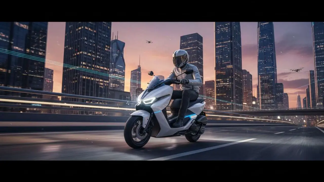  Scooter MITT Alto 125 sin carnet ideal para moverse en 2026 de forma eficiente y r&aacute;pida &mdash; Imagen generada por IA 