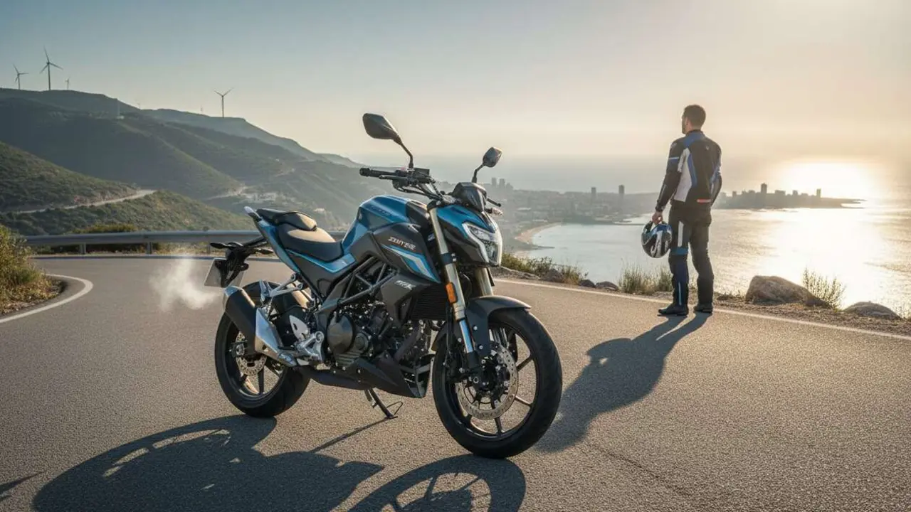  La motocicleta Zontes 125X 2026 ofrece una calidad y precio imbatibles para los amantes de las dos ruedas &mdash; Imagen generada por IA 