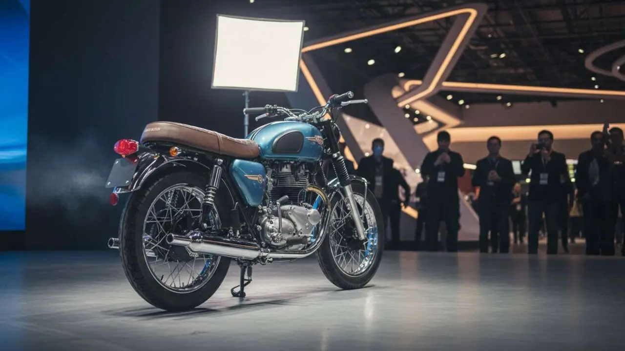  BSA Bantam 350 2026 la moto retro cl&aacute;sica que combina estilo vintage y tecnolog&iacute;a moderna &mdash; Imagen generada por IA 