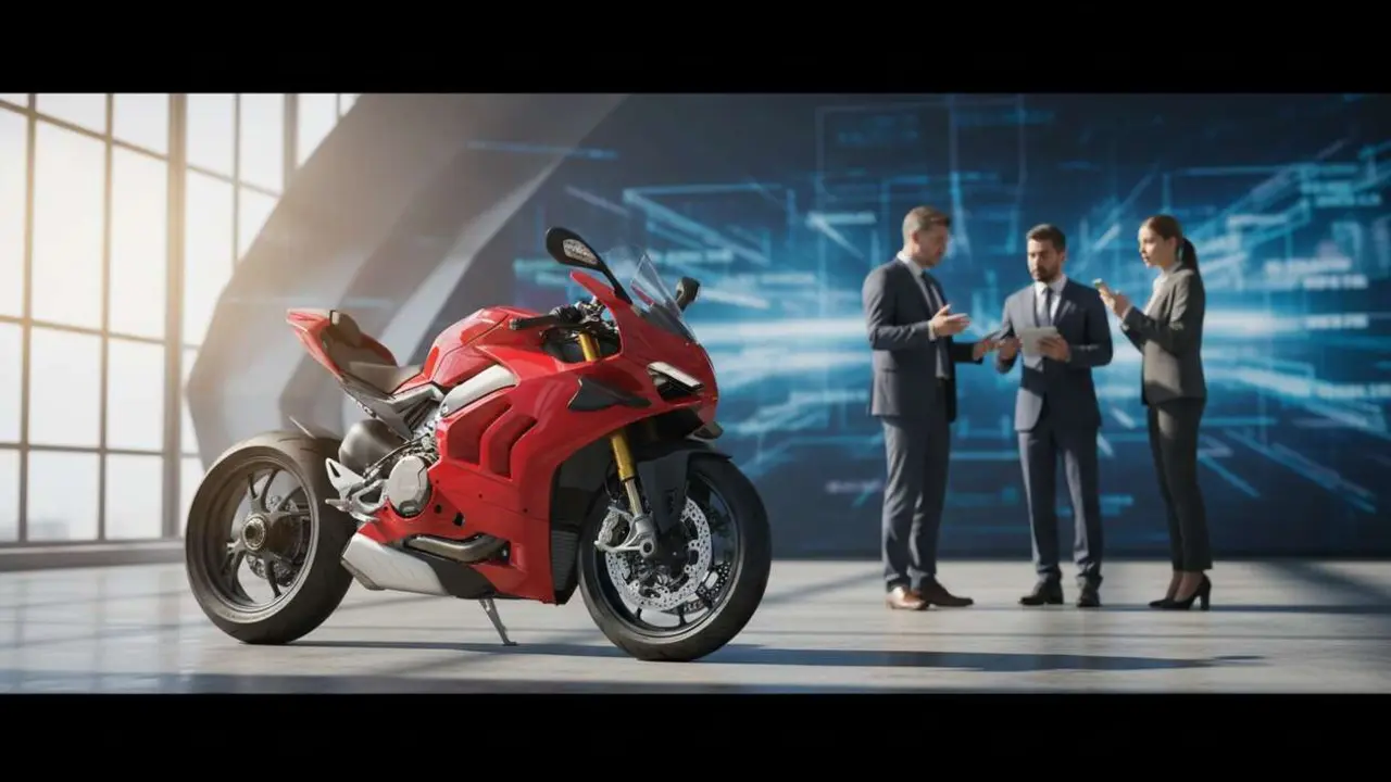  Volkswagen vendiendo Ducati: historia y motivos detr&aacute;s de esta sorprendente transacci&oacute;n en la industria automotriz &mdash; Imagen generada por IA 