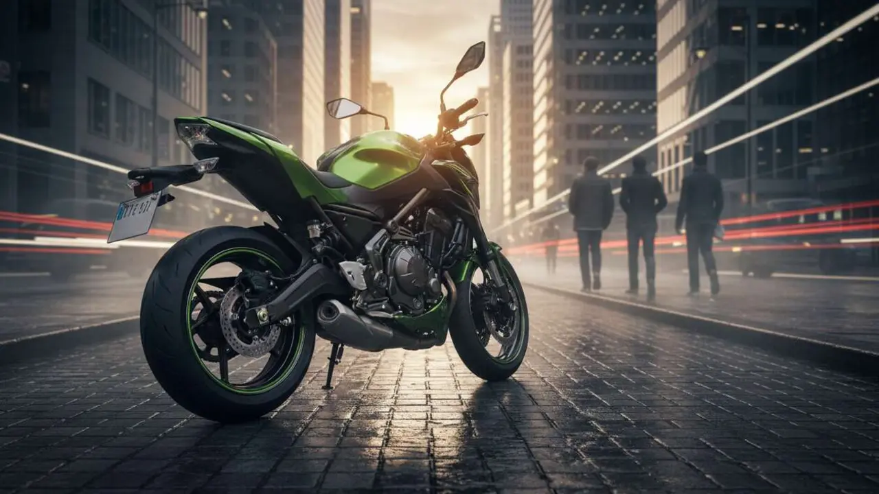  Kawasaki Z650 una moto vers&aacute;til y potente que est&aacute; conquistando las calles en 2026 &mdash; Imagen generada por IA 