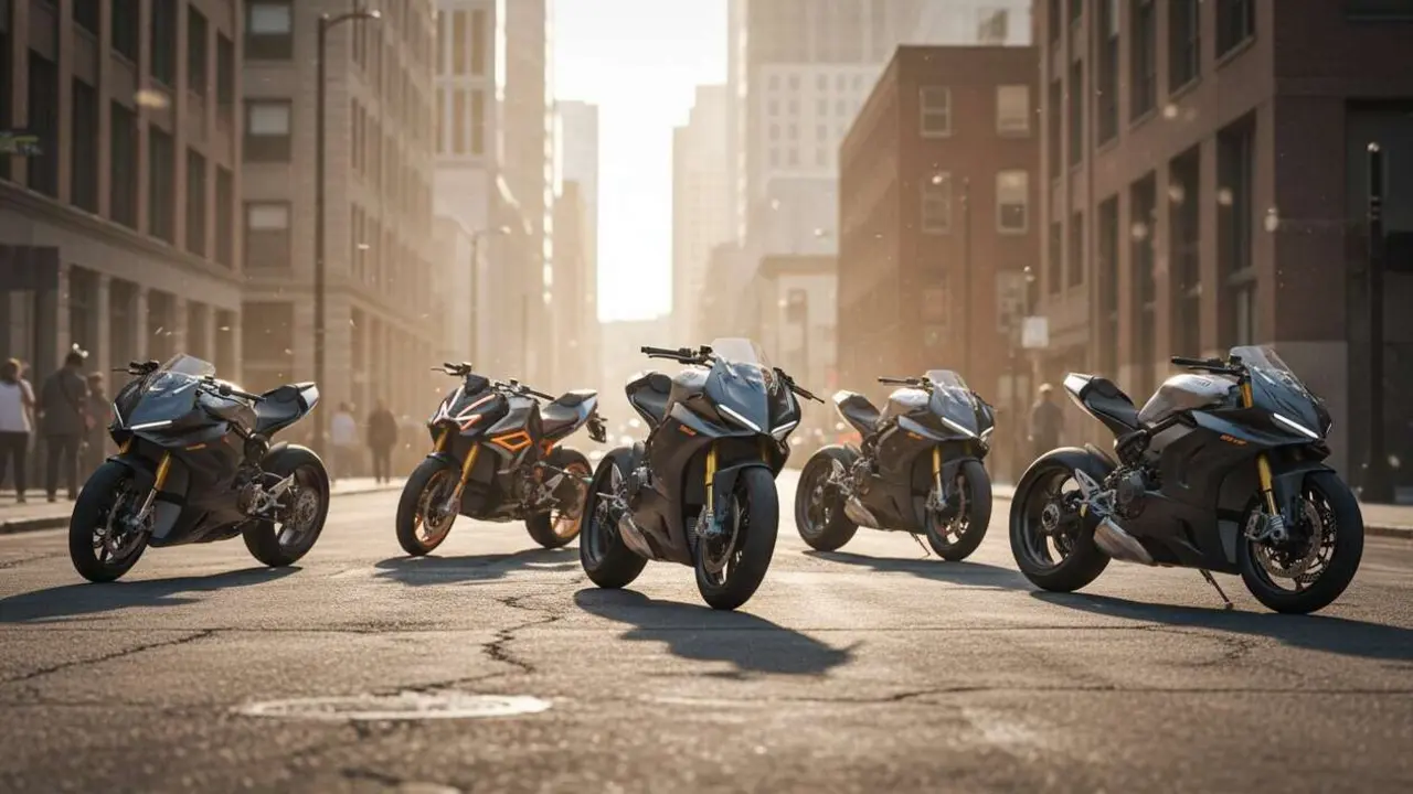  Las 5 motos Ducati m&aacute;s innovadoras que est&aacute;n revolucionando las calles en 2026 con dise&ntilde;o y tecnolog&iacute;a avanzada &mdash; Imagen generada por IA 