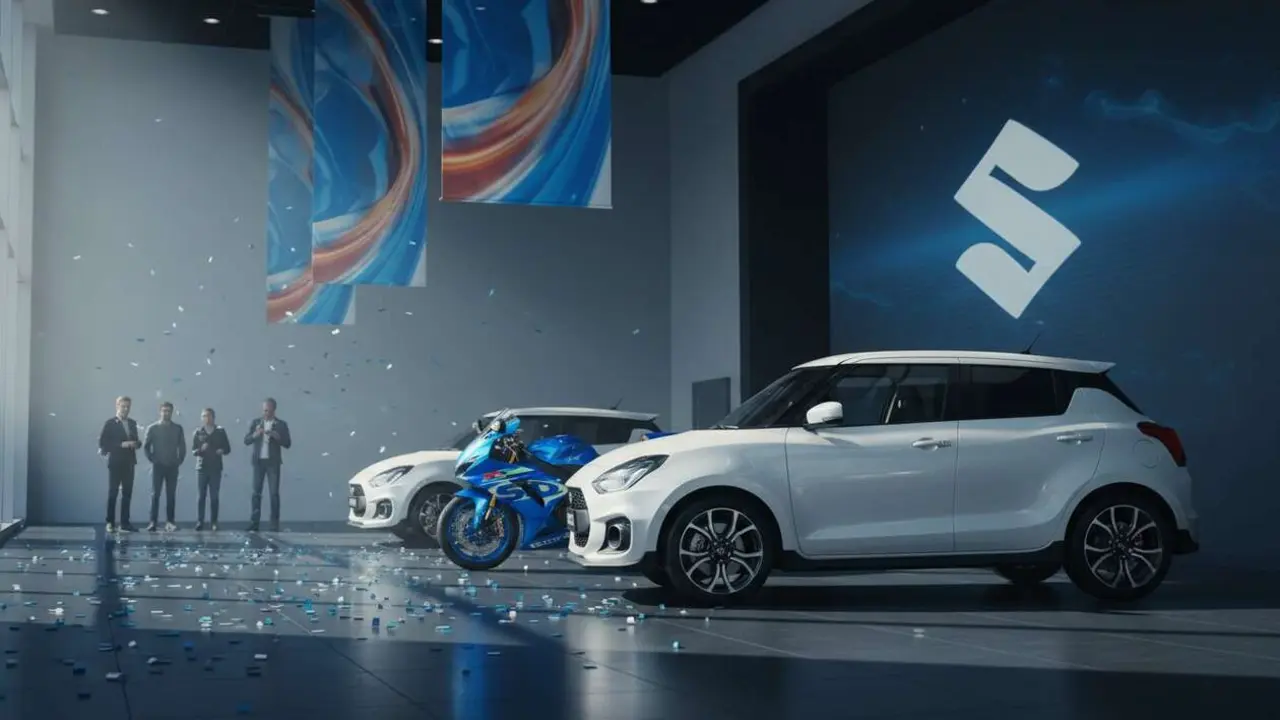  Suzuki motos y coches destacando por su innovaci&oacute;n, calidad y dise&ntilde;o que marcan la diferencia en el mercado espa&ntilde;ol &mdash; Imagen generada por IA 