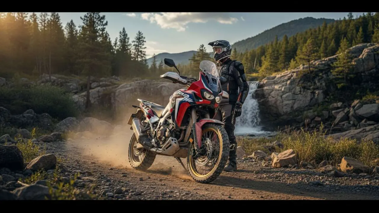  Honda CRF 1100 Africa Twin 2026 destaca como la moto reina del offroad por su potencia y versatilidad todoterreno &mdash; Imagen generada por IA 