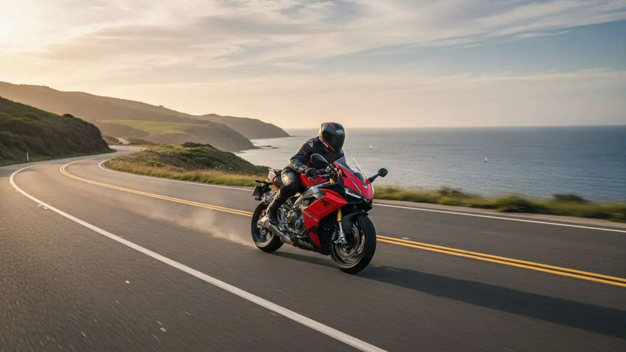  Aprilia RS 660 la moto deportiva que revoluciona la conducci&oacute;n y domina las carreteras en 2024 &mdash; Imagen generada por IA 