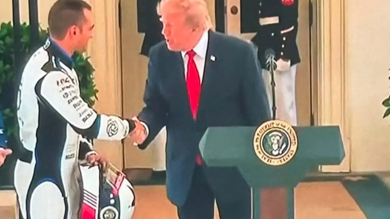 Trump y Alex Palou