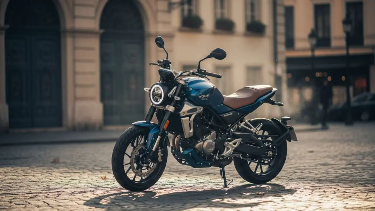  Voge 300AC moto urbana innovadora perfecta para la ciudad con dise&ntilde;o moderno y rendimiento eficiente &mdash; Imagen generada por IA 