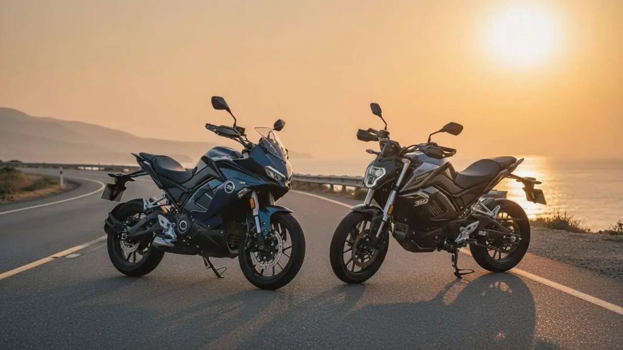 Comparativa Zontes 310 y Zontes 350 motos el&eacute;ctricas 2026 para elegir la mejor opci&oacute;n en carretera urbana y carretera abierta &mdash; Imagen generada por IA 