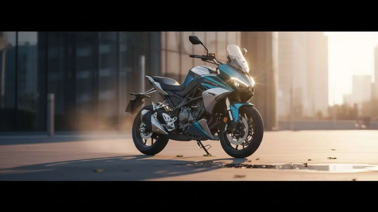  Zontes 368g con dise&ntilde;o innovador y tecnolog&iacute;a avanzada que revoluciona el mundo de las motos actuales &mdash; Imagen generada por IA 