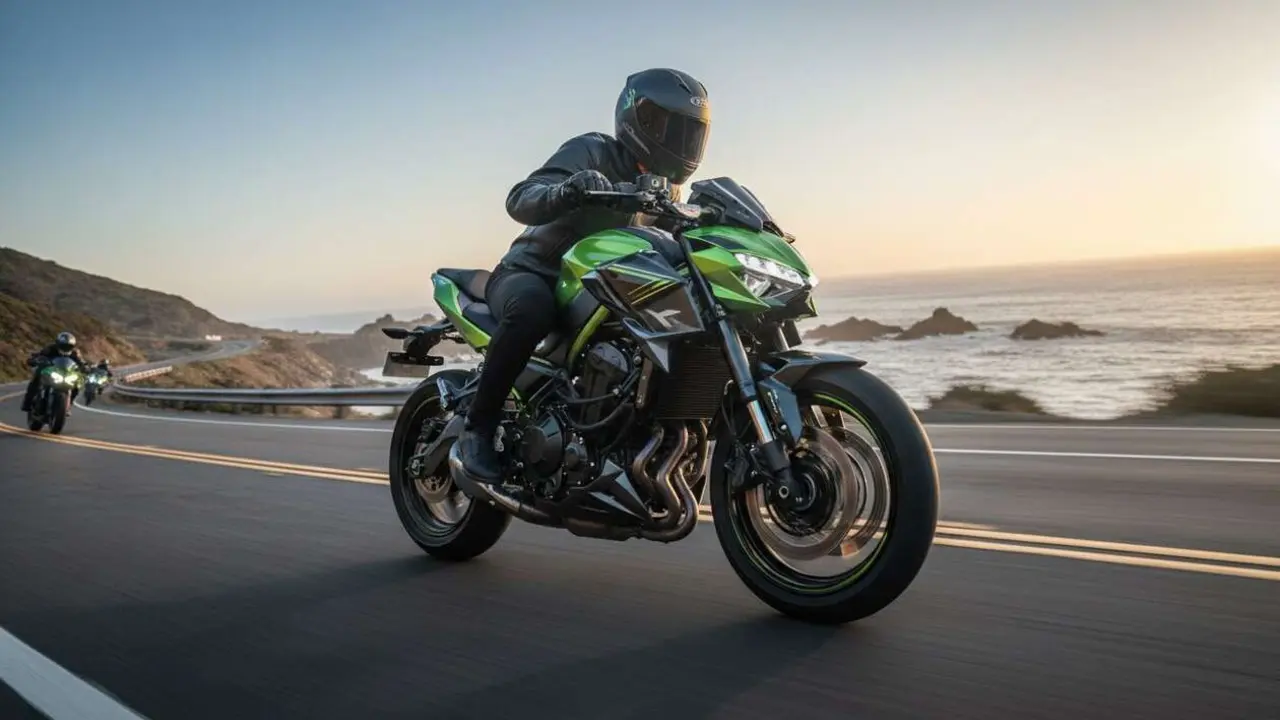  Kawasaki Z500 2026 en acci&oacute;n, la moto deportiva que redefine el segmento con innovaci&oacute;n y estilo moderno &mdash; Imagen generada por IA 