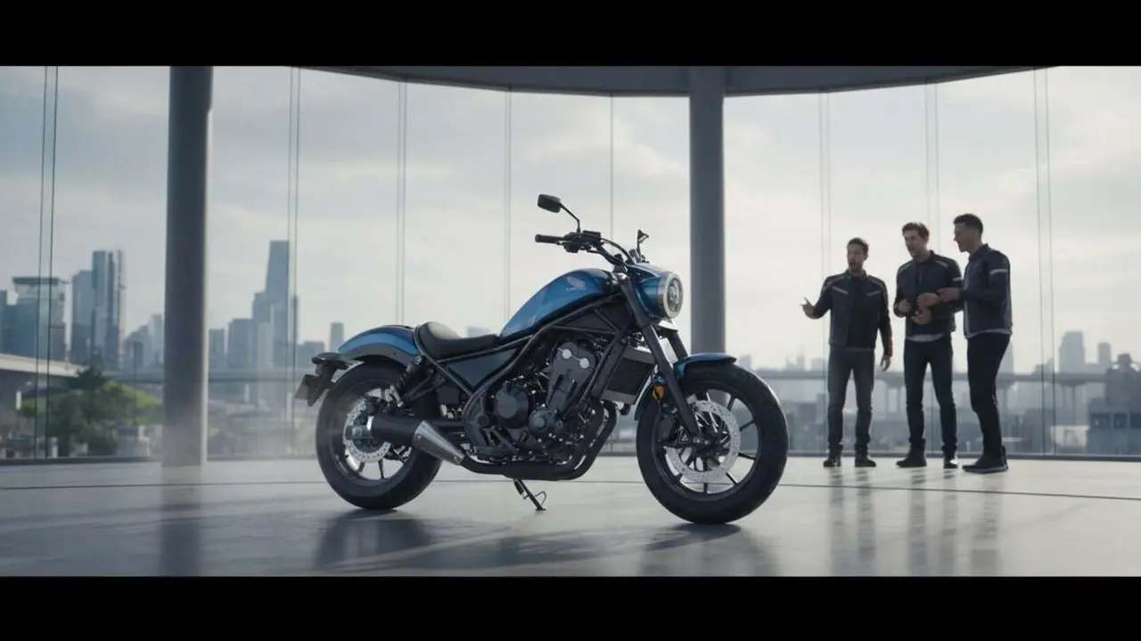  Honda CMX500 Rebel 2026 con dise&ntilde;o renovado y caracter&iacute;sticas innovadoras para motociclistas apasionados &mdash; Imagen generada por IA 