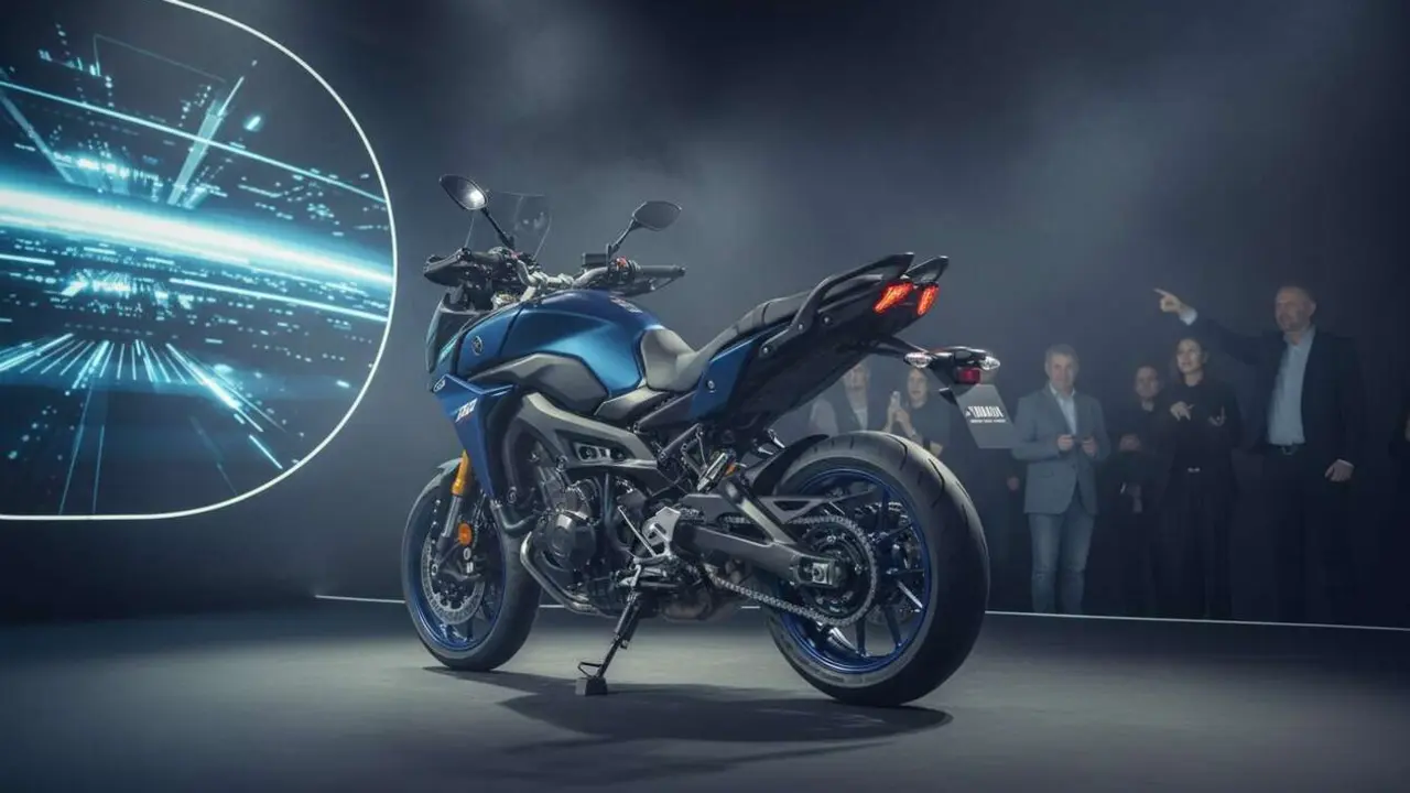  Yamaha Tracer 9 2026 con innovaciones avanzadas y dise&ntilde;o renovado para una experiencia de conducci&oacute;n excepcional &mdash; Imagen generada por IA 
