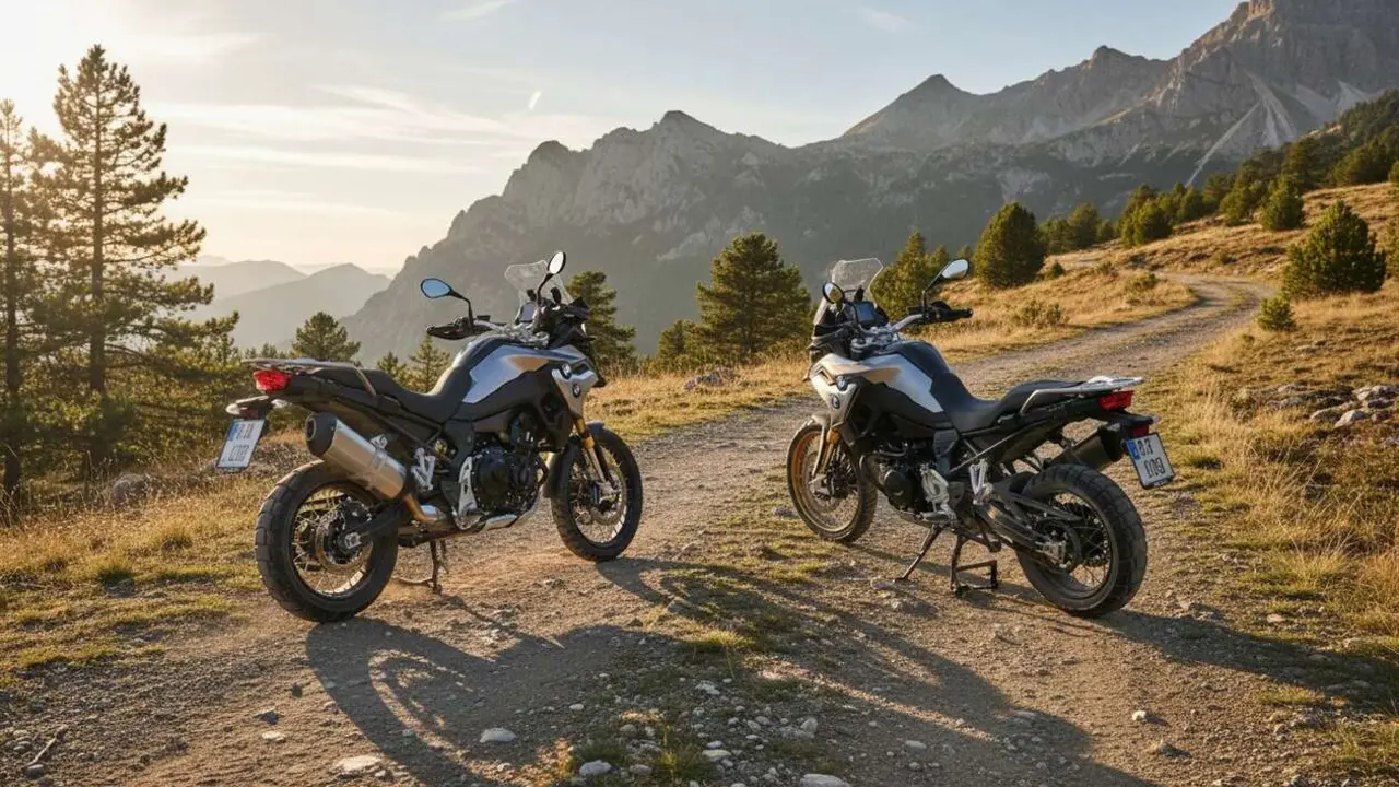 Comparativa Voge 900 DSX vs BMW F 900 GS en trail medias para elegir la mejor motocicleta de aventura &mdash; Imagen generada por IA 