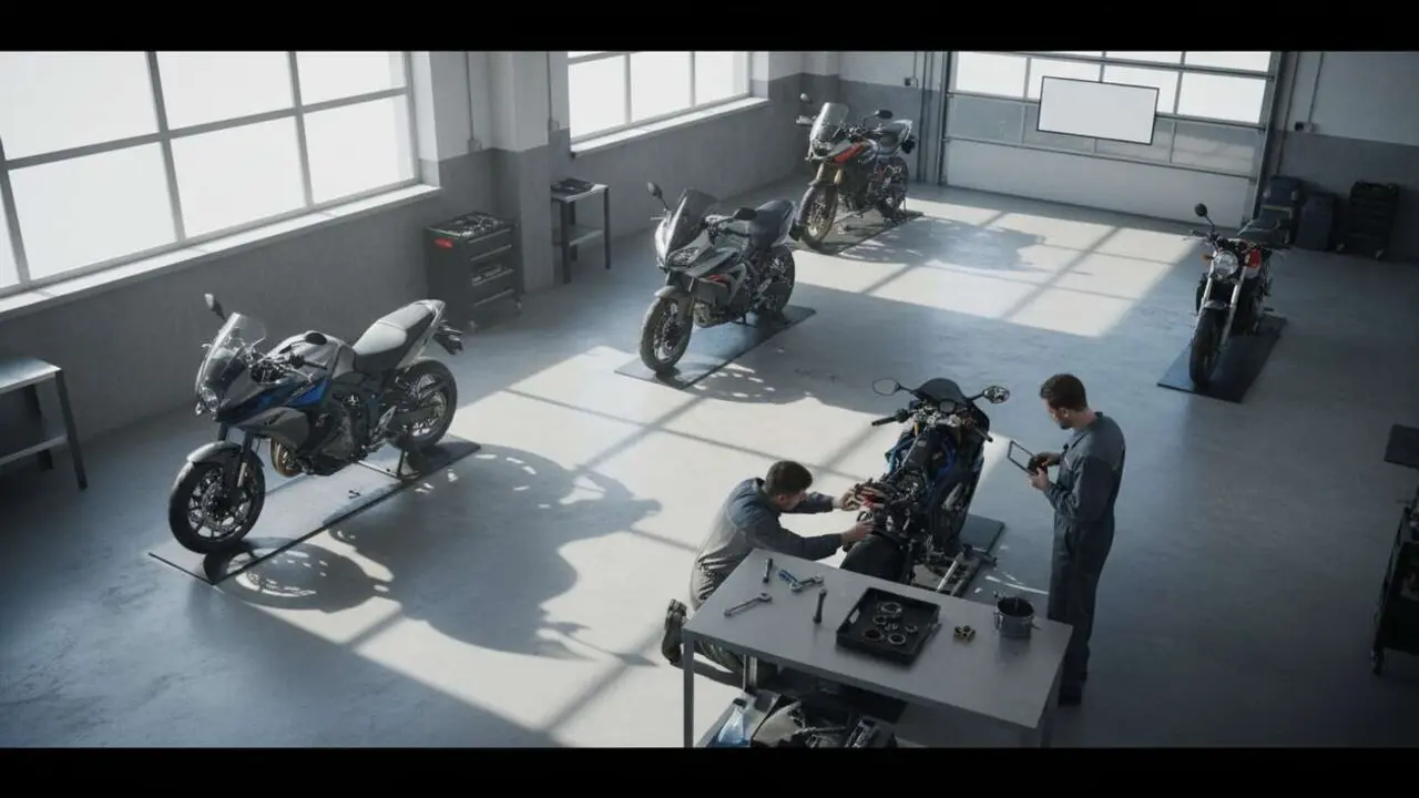  Motocicletas de las marcas m&aacute;s caras de mantener en el taller y consejos para ahorrar en reparaciones &mdash; Imagen generada por IA 