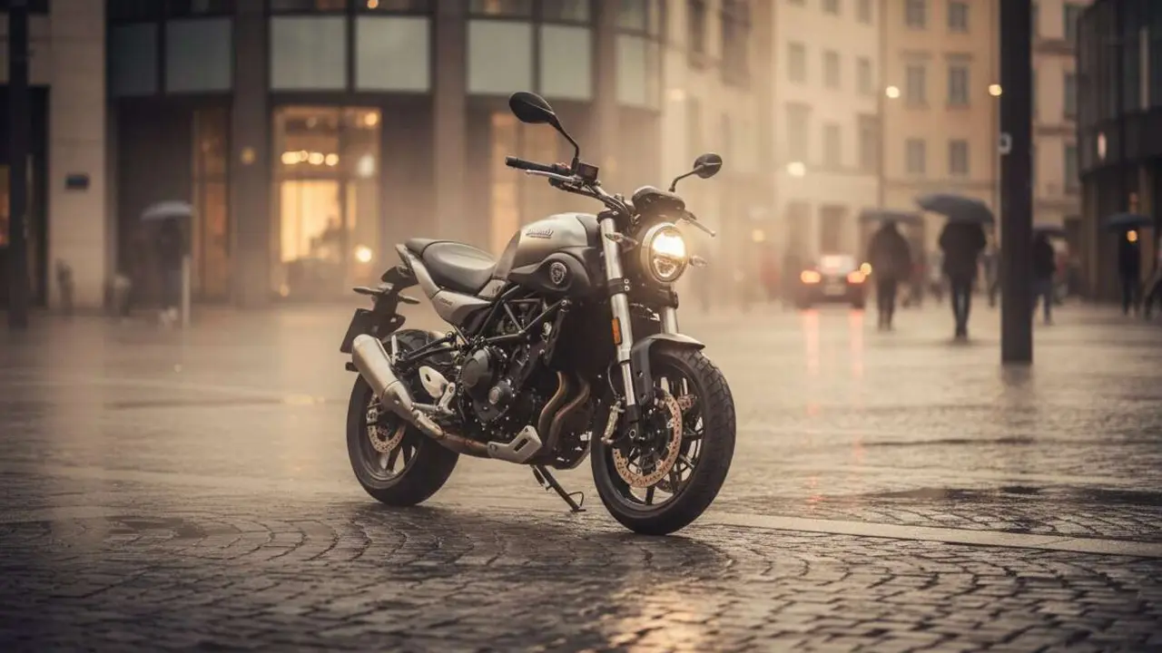  Benelli Leoncino 800 2026 mostrando su dise&ntilde;o moderno y potencia excepcional en motocicleta deportiva urbana &mdash; Imagen generada por IA 