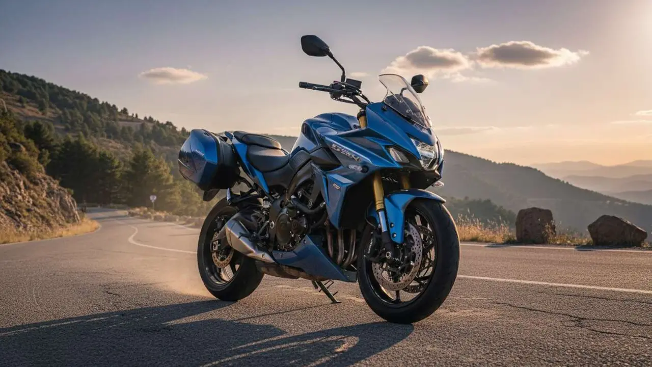  Suzuki GSX-S1000GT 2026 en detalle mostrando dise&ntilde;o, caracter&iacute;sticas avanzadas y precio actualizado para amantes de la motocicleta deportiva &mdash; Imagen generada por IA 