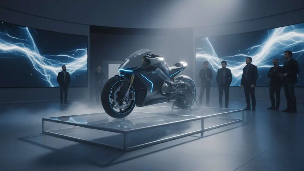  MITT 775R 2026 en acci&oacute;n mostrando dise&ntilde;o innovador y tecnolog&iacute;a avanzada para motos el&eacute;ctricas modernas &mdash; Imagen generada por IA 