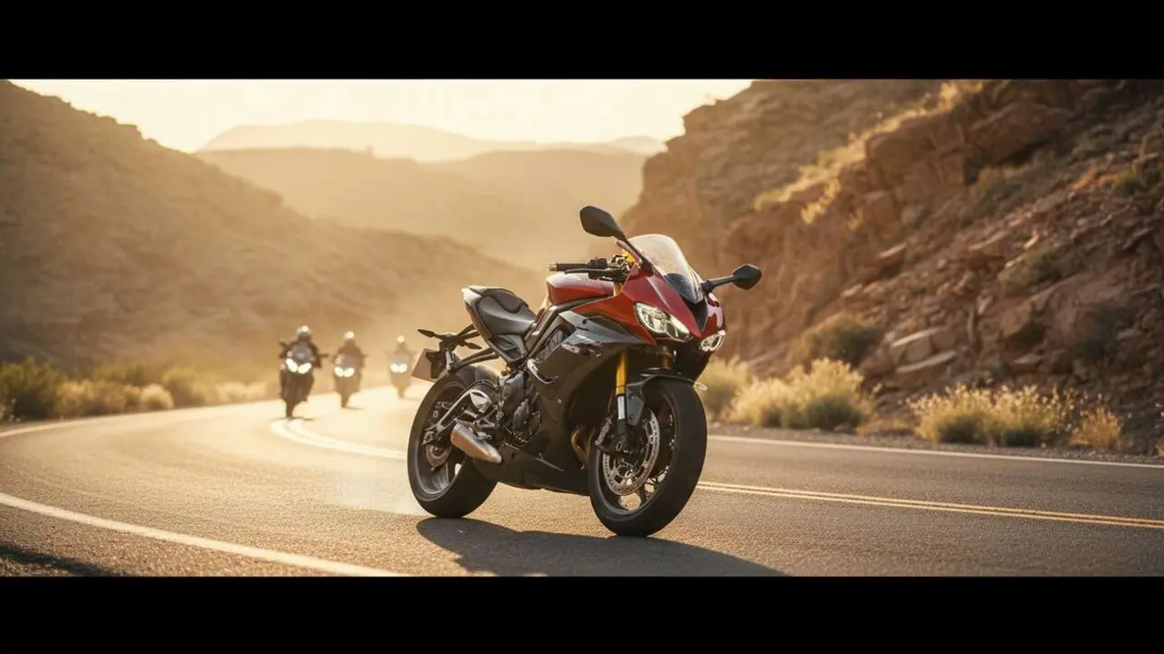  Triumph Nueva Daytona 660 destacada en motos deportivas por su dise&ntilde;o innovador y rendimiento excepcional &mdash; Imagen generada por IA 