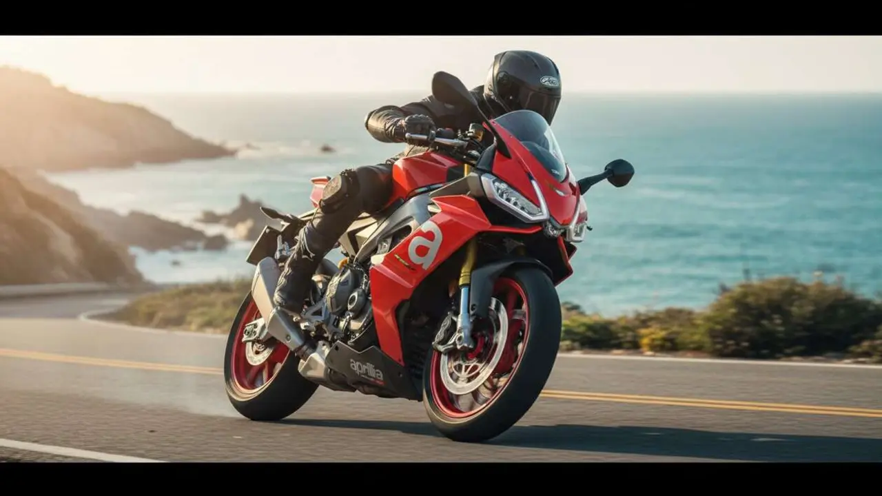  Aprilia RS 660 moto deportiva con dise&ntilde;o innovador y tecnolog&iacute;a avanzada que revoluciona el motociclismo actual &mdash; Imagen generada por IA 
