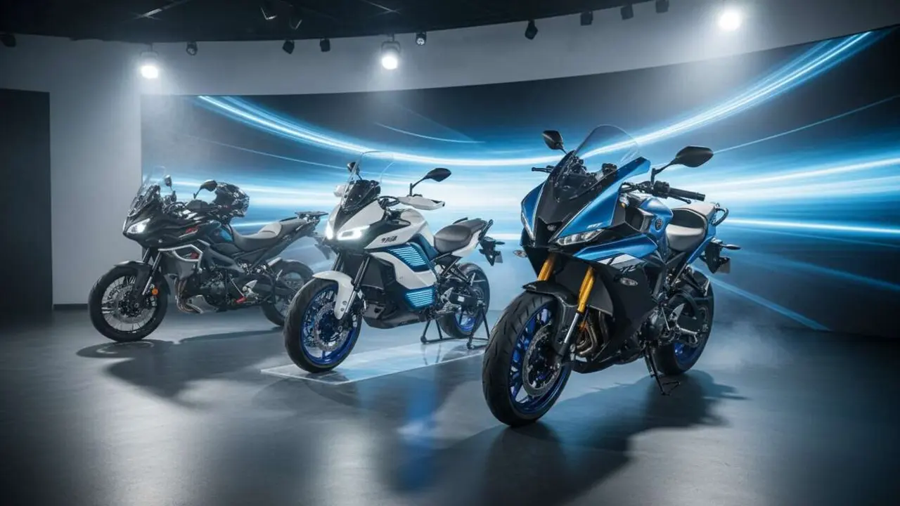  Yamaha 2027 presenta nuevos modelos innovadores y exclusivas ediciones limitadas para los amantes de las motos &mdash; Imagen generada por IA 