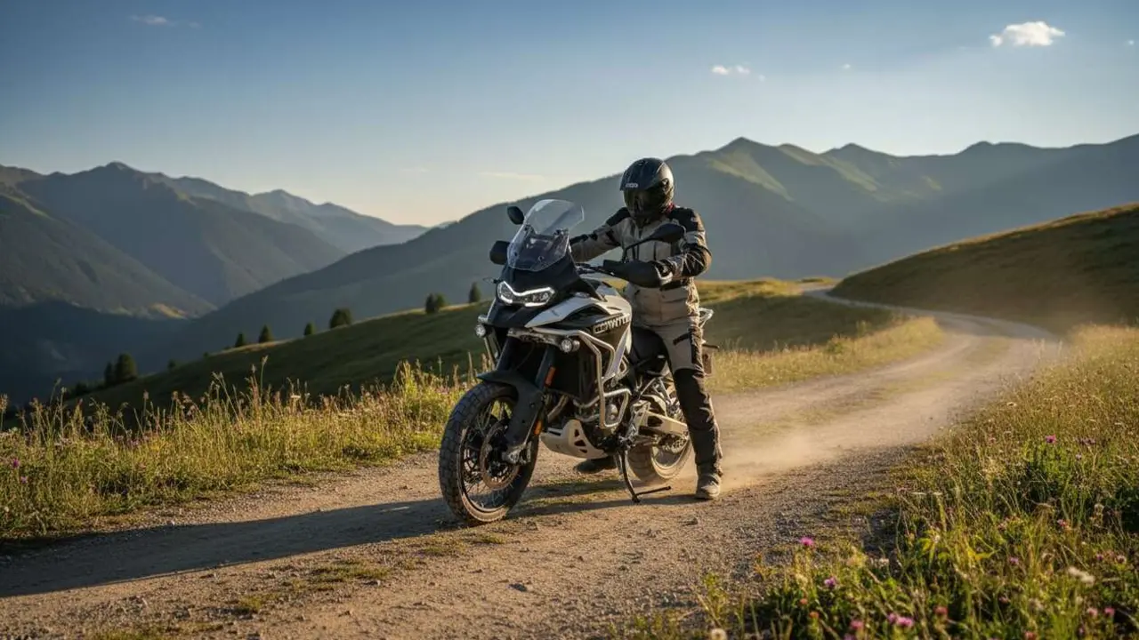  CFMOTO Ibex 950 la trail grande con mejor precio y rendimiento para aventuras todoterreno - Imagen generada por IA 