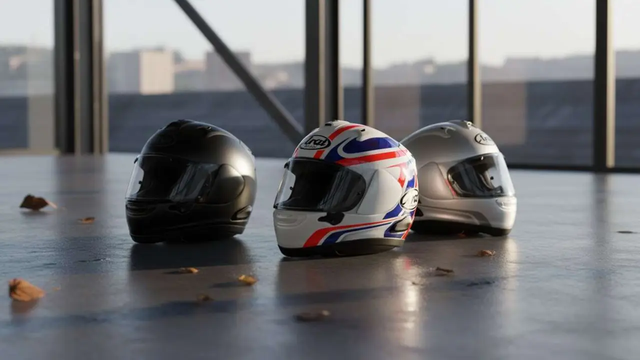 Cascos Arai para motoristas que garantizan m&aacute;xima seguridad y confort en cada viaje por carretera - Imagen generada por IA 