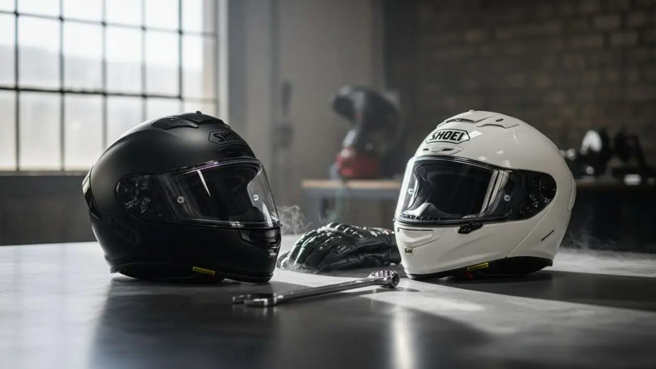  Comparativa completa entre cascos Shoei X-Fourteen y GT-Air para elegir el mejor modelo 2024 - Imagen generada por IA 