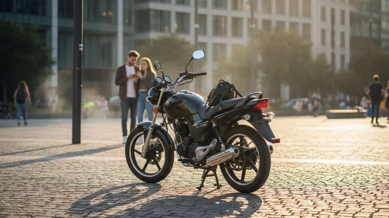  Keeway Icon S 125 cc 2026 destacada motocicleta b&aacute;sica eficiente y sorprendente para conducci&oacute;n urbana - Imagen generada por IA 