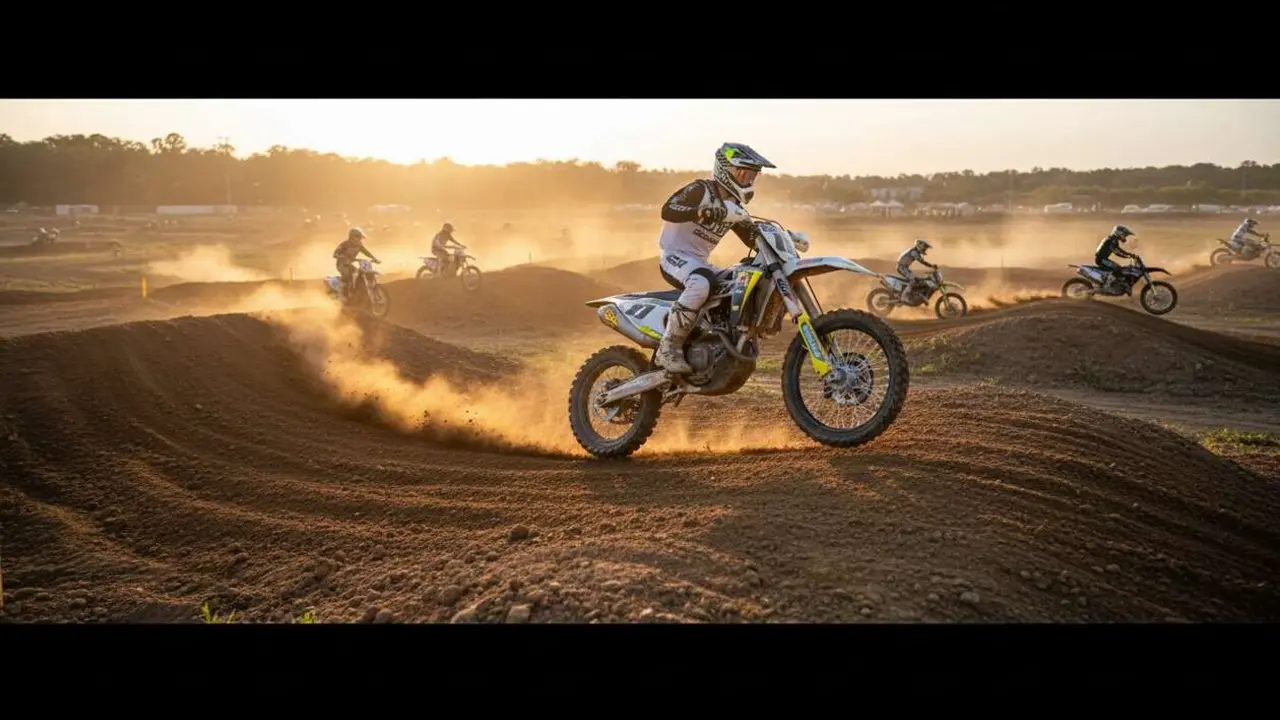  Motocross con Husqvarna: 5 razones sorprendentes por las que es la marca favorita para pilotos expertos - Imagen generada por IA 