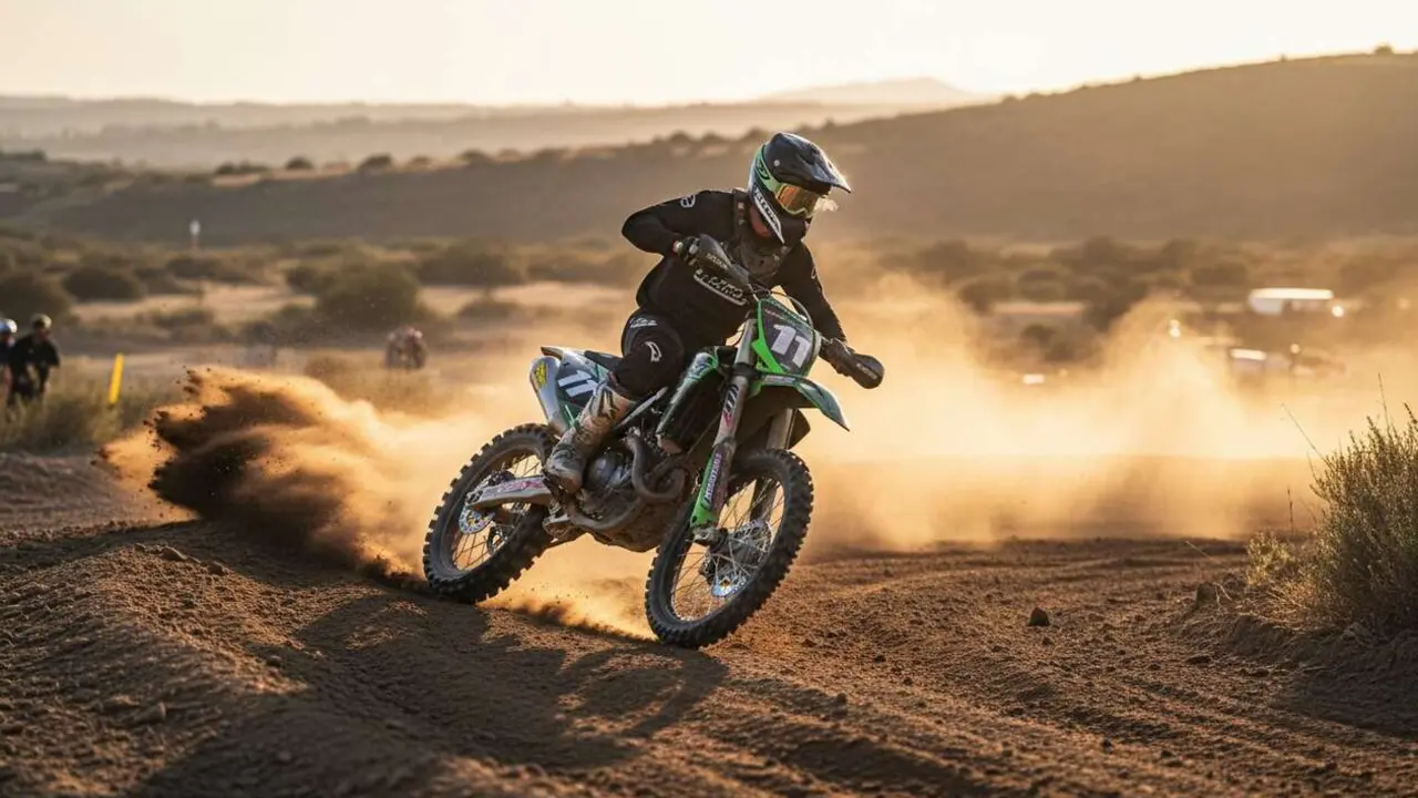  Triumph TF 250-X en acci&oacute;n, la moto 250cc que est&aacute; revolucionando el mercado con su dise&ntilde;o y prestaciones superiores - Imagen generada por IA 
