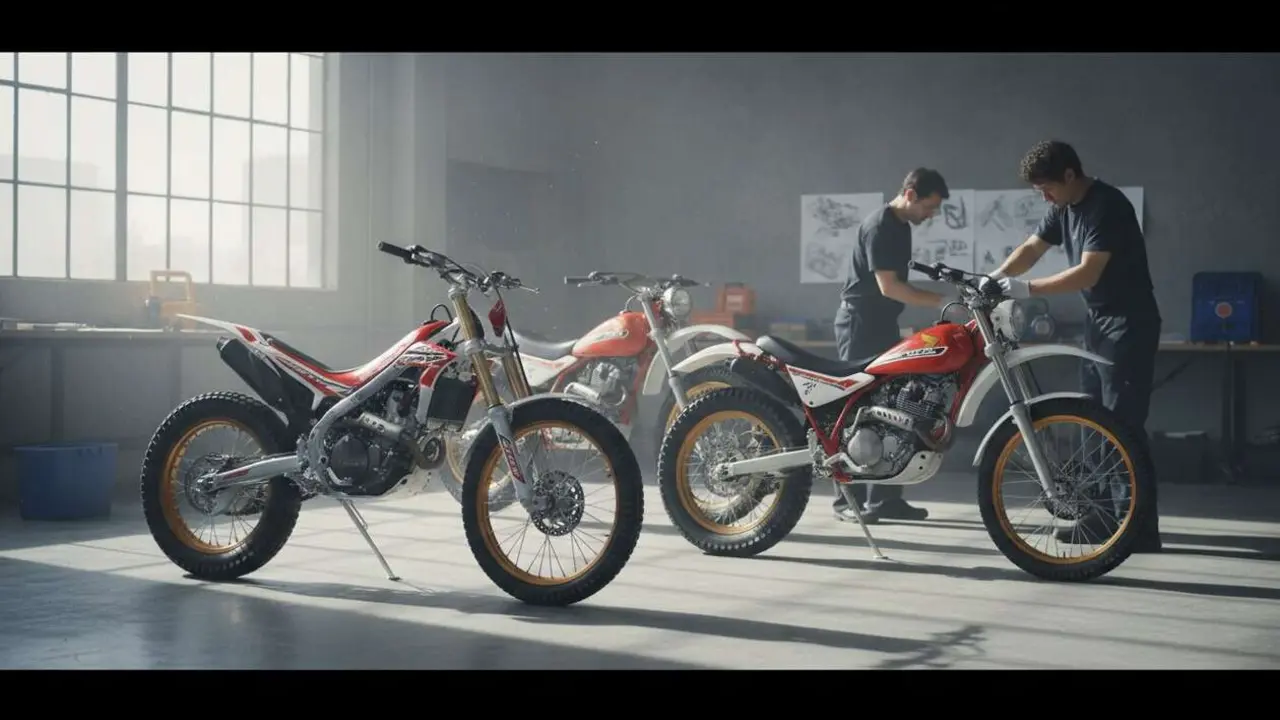 Nueva Montesa espa&ntilde;ola inspirada en modelos Honda con dise&ntilde;o renovado y tecnolog&iacute;a avanzada - Imagen generada por IA 
