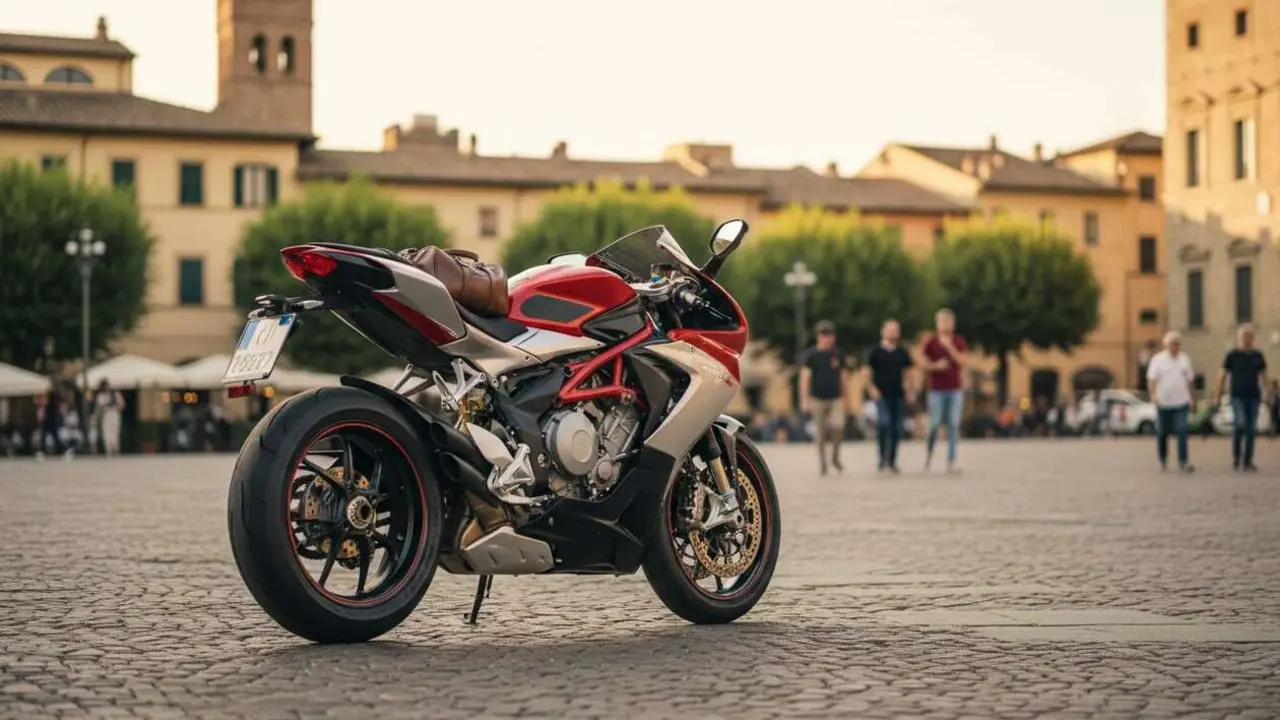  Moto MV Agusta F3 R con reducci&oacute;n de precio y equipamiento completo incluido en Italia 2024 - Imagen generada por IA 