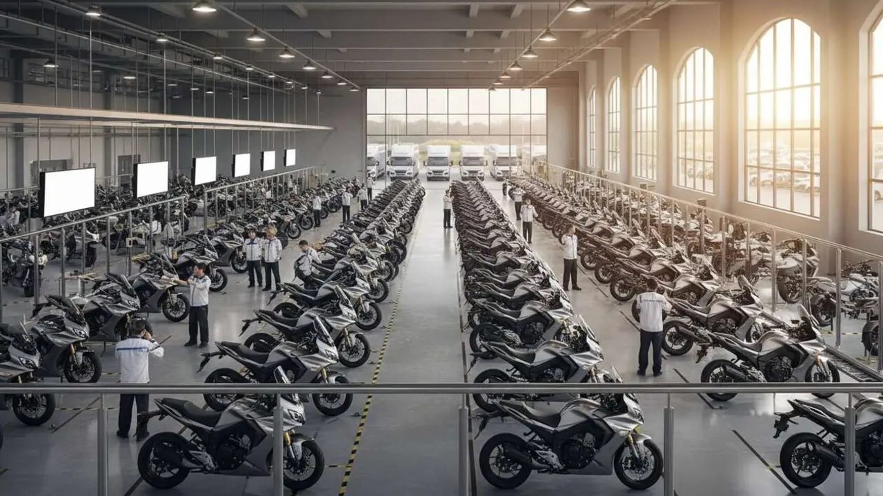  Moto Voge 2027 con objetivo de alcanzar 200.000 unidades vendidas impulsando un crecimiento incre&iacute;ble en el mercado motociclista - Imagen generada por IA 