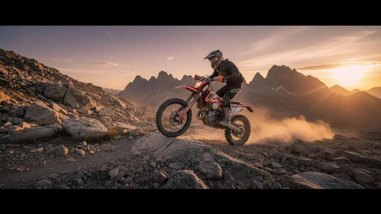  KTM 300 EXC Hardenduro 2027 preparada para conquistar el infierno del enduro extremo - Imagen generada por IA 