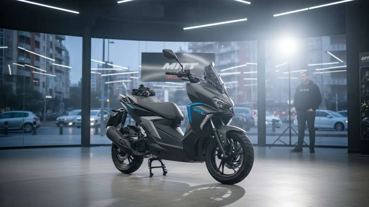  MITT ADV PRO 125 en oferta exclusiva de Ortiz Motos para amantes de las motos trail urbanas - Imagen generada por IA 
