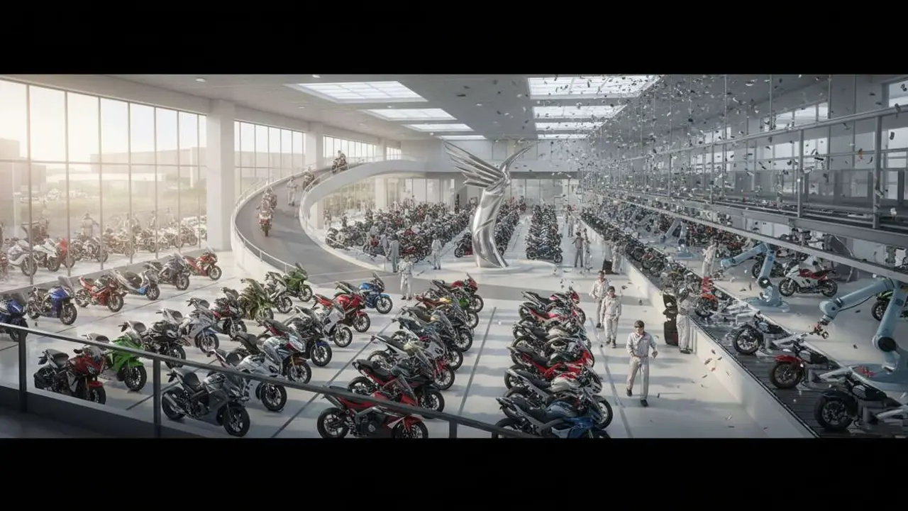  Honda dispara sus ventas de motos en 2026 hasta alcanzar 12,67 millones - Imagen generada por IA 