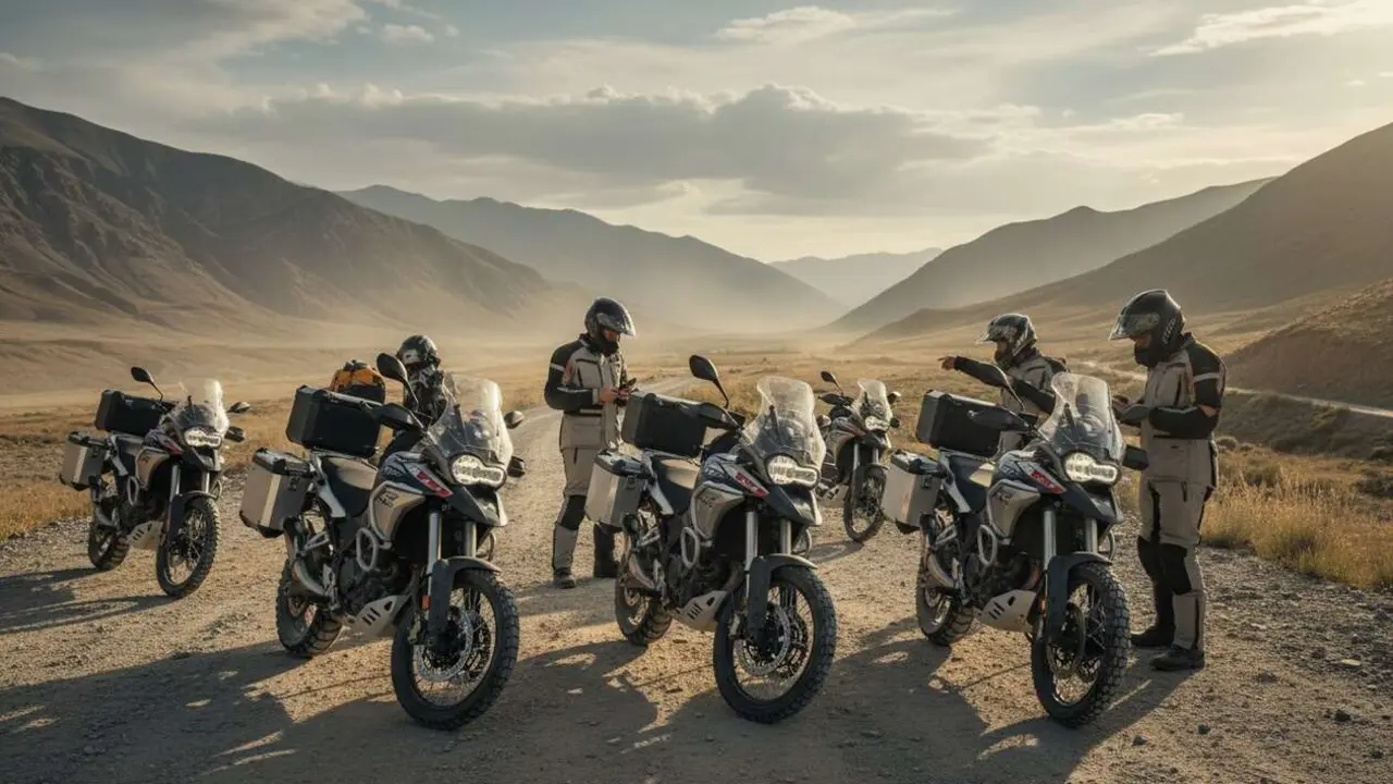  Voge Experience 2026 afronta un reto de 350 o 450 kil&oacute;metros en moto - Imagen generada por IA 