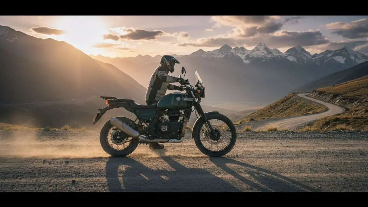  Royal Enfield Himalayan 440 con 25,4 CV y sexta marcha para viajes de aventura - Imagen generada por IA 