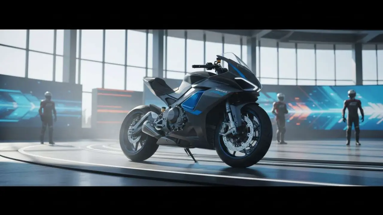  Zontes presenta en 2026 su nueva motocicleta deportiva de dise&ntilde;o atrevido - Imagen generada por IA 