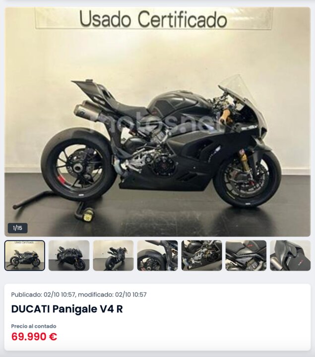 Ducati Panigale V4 R de Girona